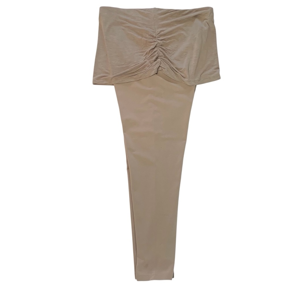 LOGO by Lori Goldstein Ankle Length Skirted Leggings Sz MP